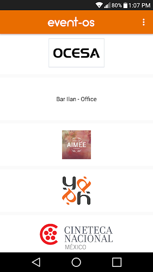 Event-os Checkin Screenshot 1