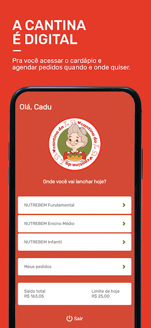 Cantina da tia Dê Screenshot 2