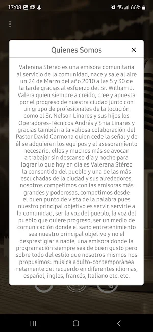 Valerana Stereo 106.9FM Screenshot 2