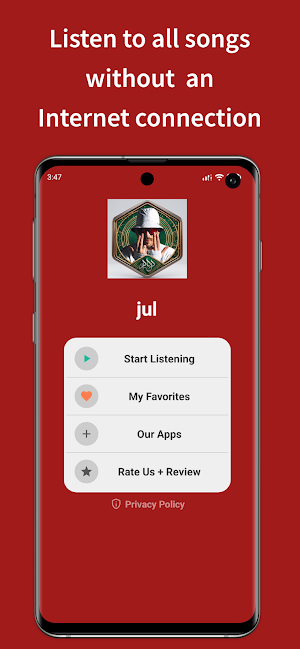 Music Jul & Lyrics Offline Screenshot 0