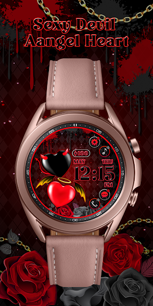 Devil Angel Heart_Watchface Screenshot 0