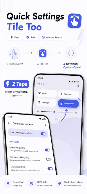 Developer Option Tile - Quick Screenshot 2