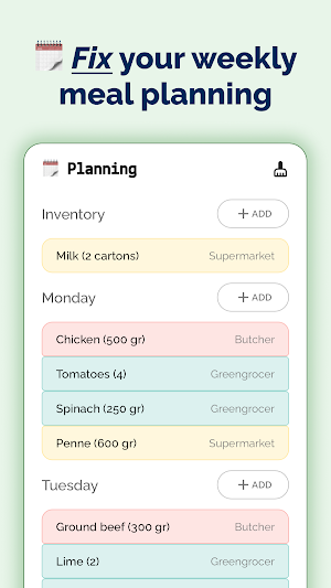 Groly: Grocery List Planner Screenshot 0