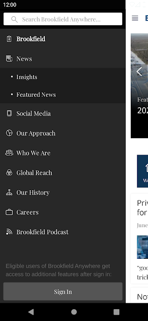 Brookfield Anywhere Screenshot 1