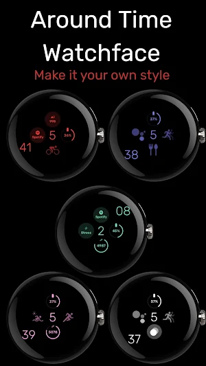 Around Time - WearOS Watchface Screenshot 1
