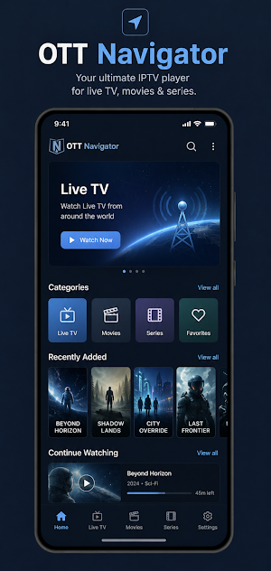 OTT Navigator IPTV Screenshot 2