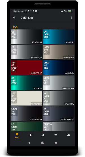 Car color Screenshot 2