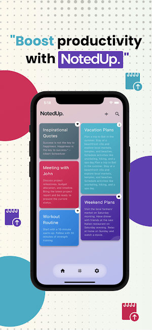 NotedUp: Notes and Groups Screenshot 0