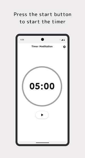 Minimal Timer Meditation Screenshot 0