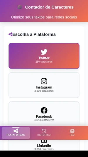 Contador de Caracteres Screenshot 0