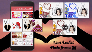 Love Locket GIF Photo Frame Editor Screenshot 0