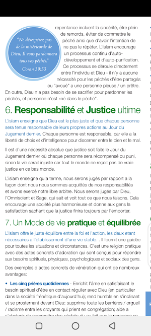 Brochure: pourquoi l'islam Screenshot 1