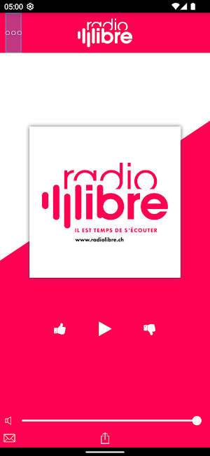 Radio Libre Suisse Screenshot 1