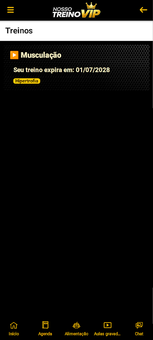 NossoTreinoVip Screenshot 2
