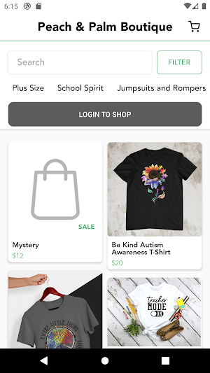Peach & Palm Boutique Screenshot 1