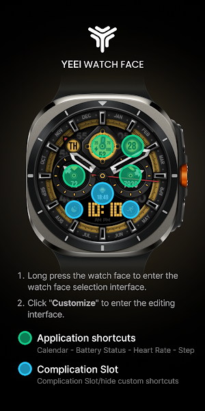 Hybrid power: Watch Face Screenshot 2