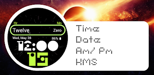 Galaxy Animated Watch Face Screenshot 1
