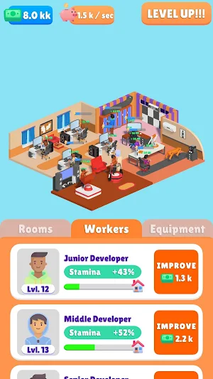 Dev's company Idle Screenshot 0