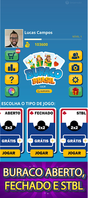 Buraco Brasil - Buraco Online Screenshot 0