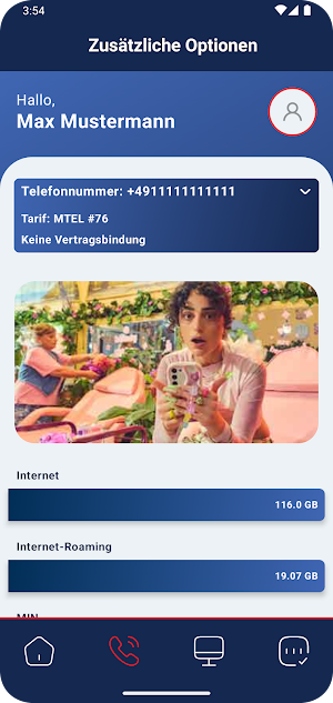 MY MTEL Screenshot 1