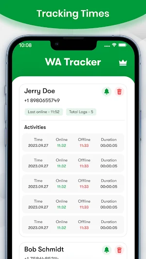 WALog - WhatsApp Tracker Screenshot 3