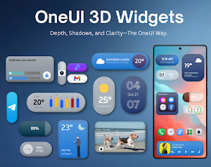 OneUI 3D Widgets Screenshot 3