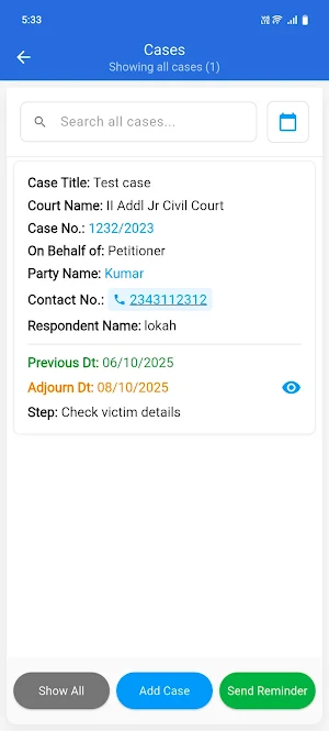 Lawyer Diary Pro Screenshot 2