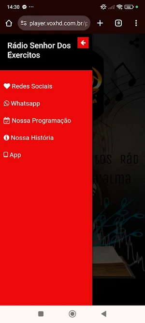 Rádio Senhor Dos Exercitos Screenshot 1