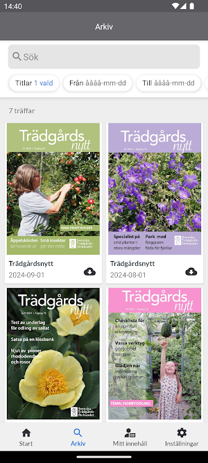 Trädgårdsnytt Screenshot 1