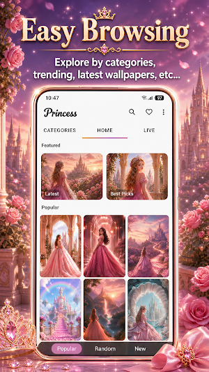 Princess Wallpapers for Girls Screenshot 2