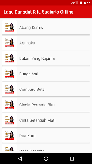 Lagu Dangdut Rita Sugiarto Offline + Lirik Screenshot 0