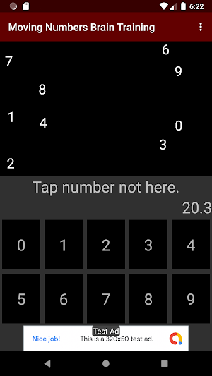 Moving Number Brain Training Screenshot 3