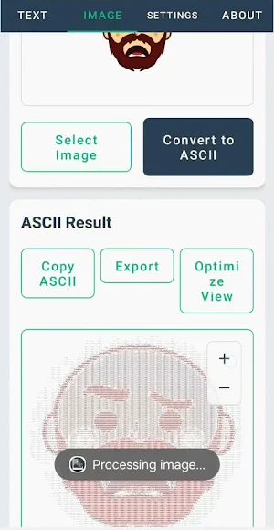 ASCII Char Sketch Screenshot 1