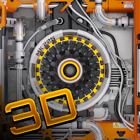 3D Wallpaper Theme Cyber Pipes