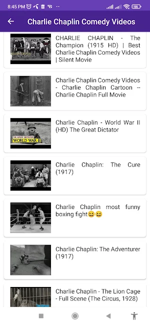 Charlie Chaplin Comedy Videos Screenshot 2