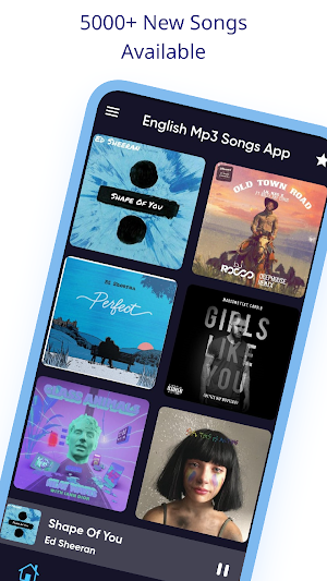 English Mp3 Songs App Screenshot 1