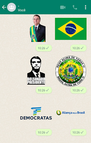 Figurinhas de Direita Screenshot 2