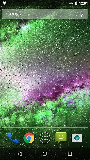 Galaxy Dust Live Wallpaper Screenshot 2