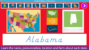 United States of America - Montessori Geography Screenshot 1