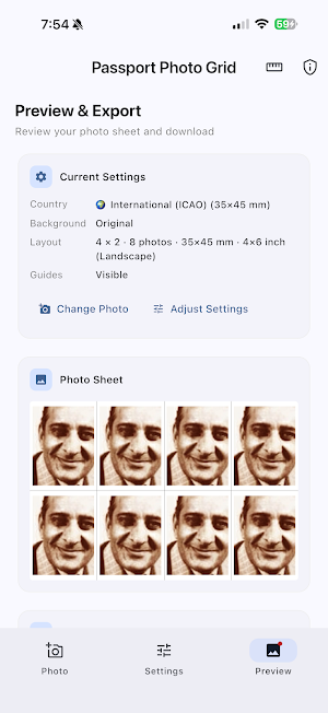 Passport Photo Screenshot 3