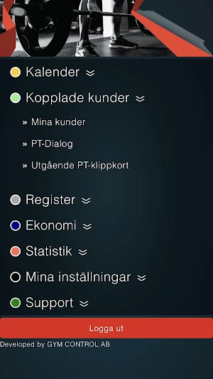 Gym Control Personalapp Screenshot 2