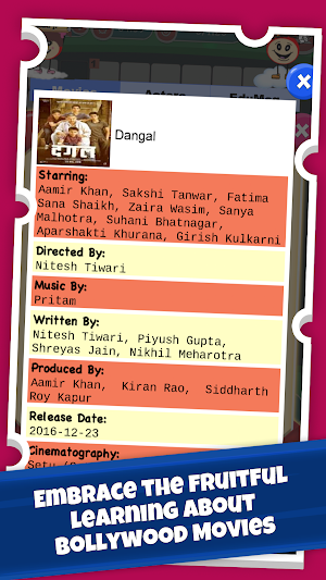 Bollywood Movies Crossword Puzzle Game, Guess Quiz Screenshot 2