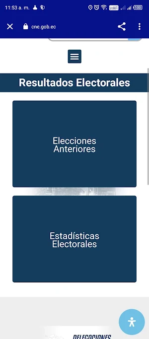 Elecciones Ecuador Screenshot 2