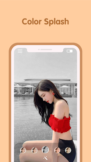Color splash: Change effect & Background splash Screenshot 1
