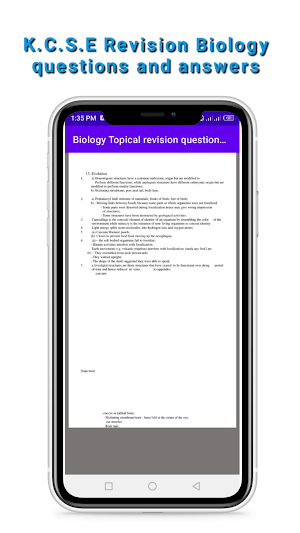 Biology questions and answers Screenshot 2