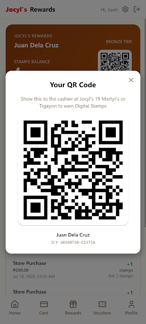 JOCYL'S Rewards Screenshot 2