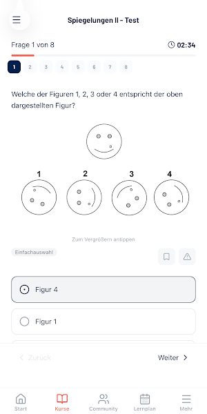Psychologischer Test Training Screenshot 2