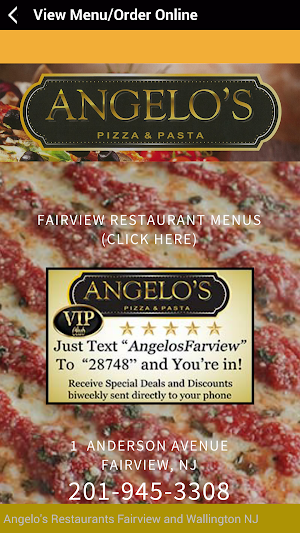 Angelo’s Pizza & Pasta Screenshot 3