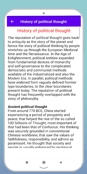 Political Philosophy Screenshot 1