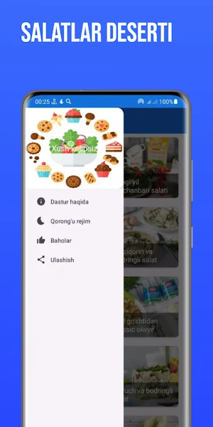 Salatlar deserti Screenshot 0
